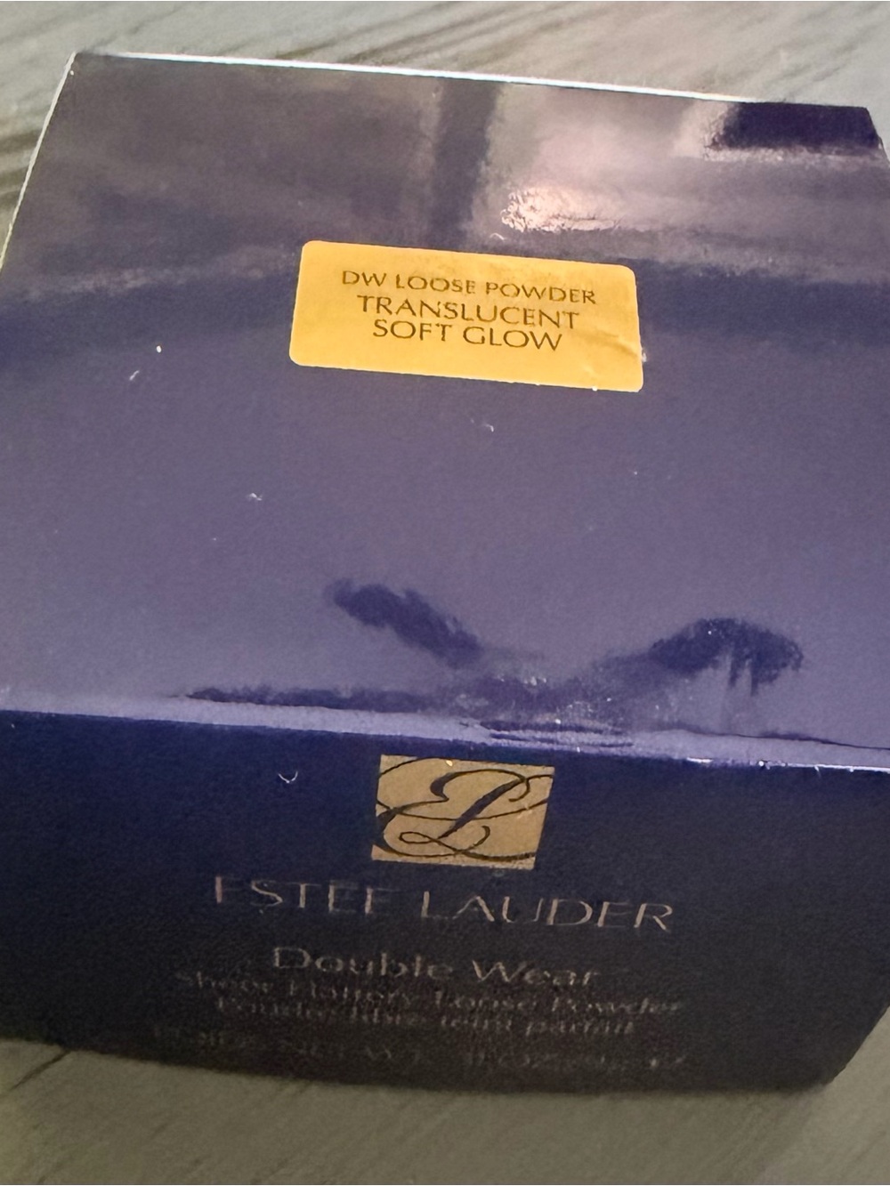 Estee Lauder Double Wear Loose Powder - Navy and Gold Compact
